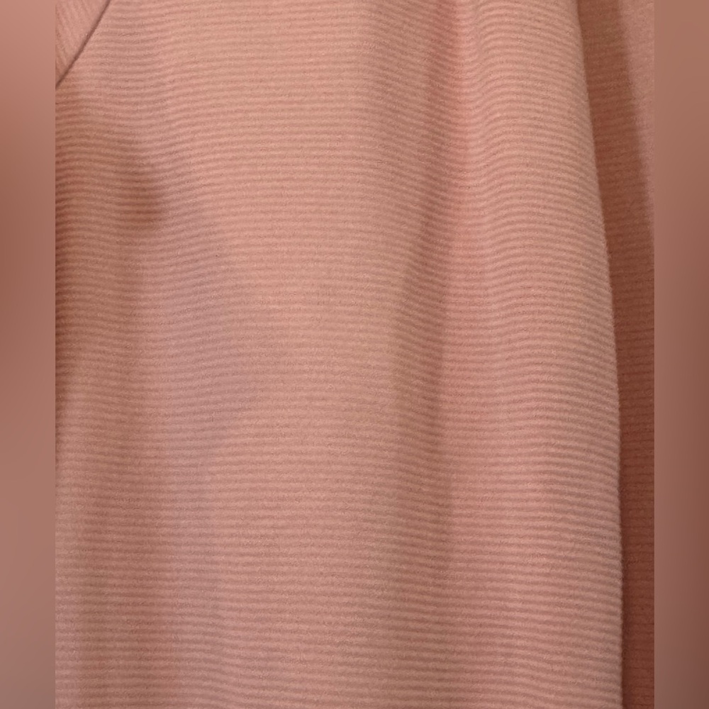 J. Jill Pink Ribbed Open Cardigan - Picture 2 of 4
